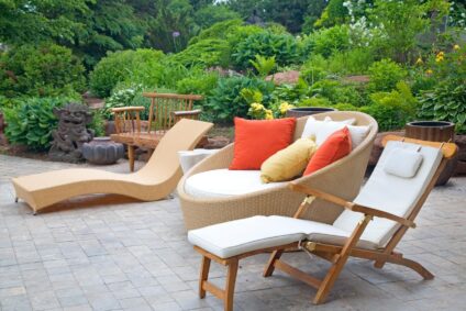 Outdoor furniture and stress relief